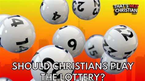 can christians play the lottery